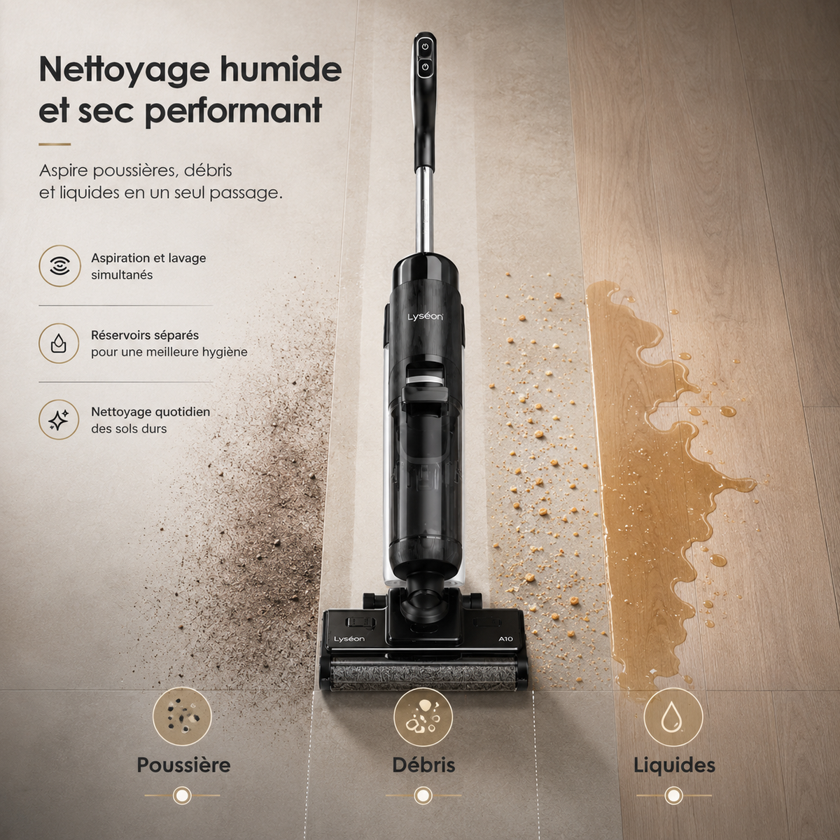 Aspirateur Laveur Lyséon A10