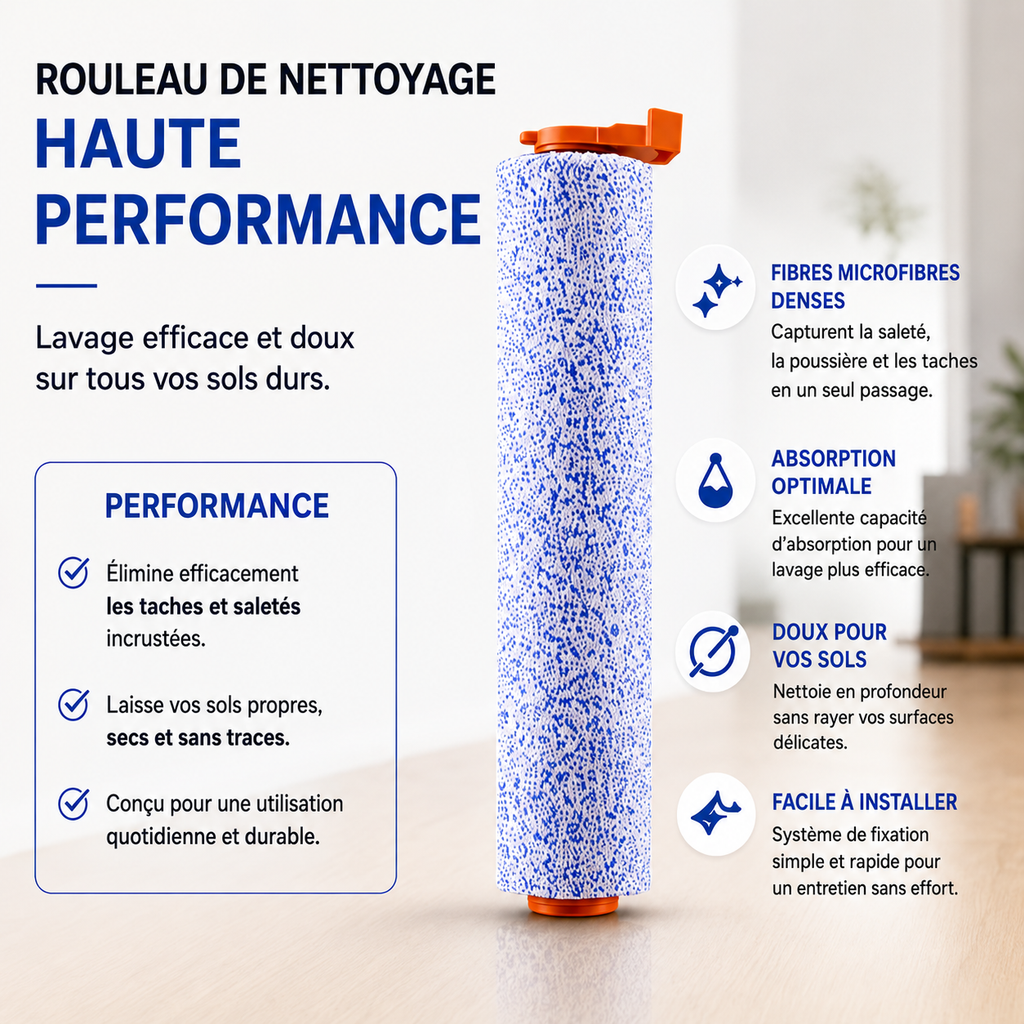Brosse de nettoyage + Filtre pour Aspirateur W90 Pro