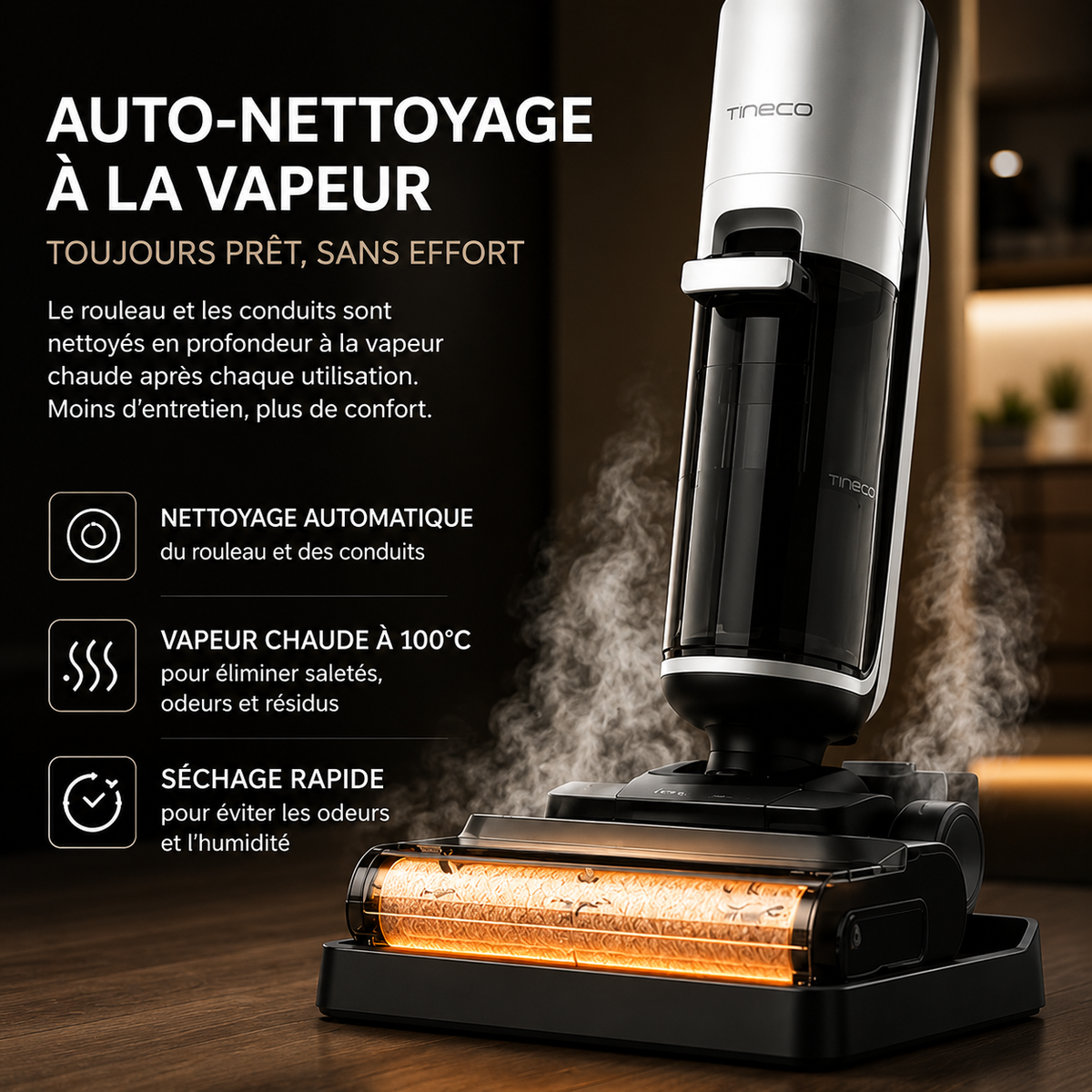 Aspirateur Laveur Lyséon Tineco FLOOR ONE S7
