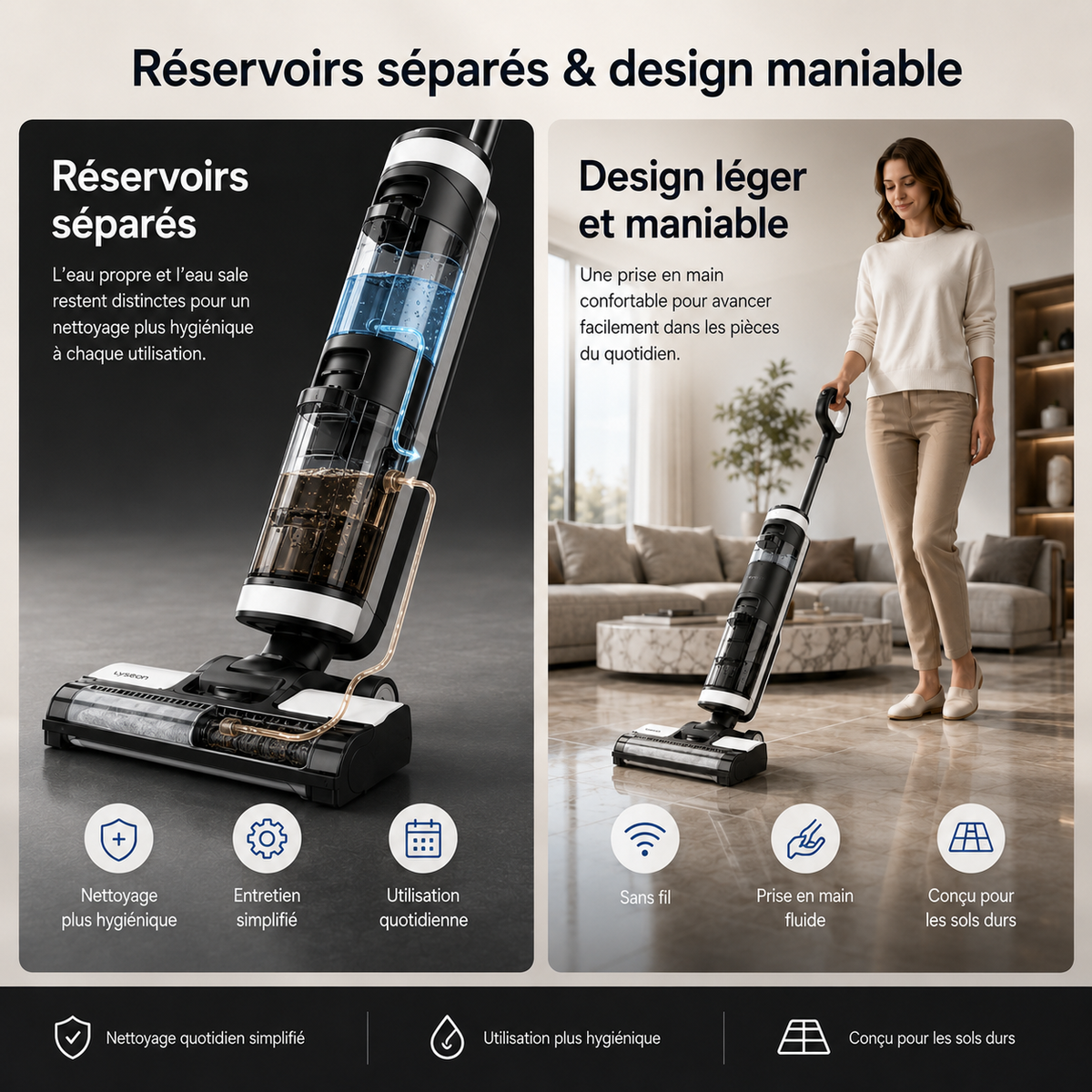 Aspirateur Laveur Lyséon A5 Pro
