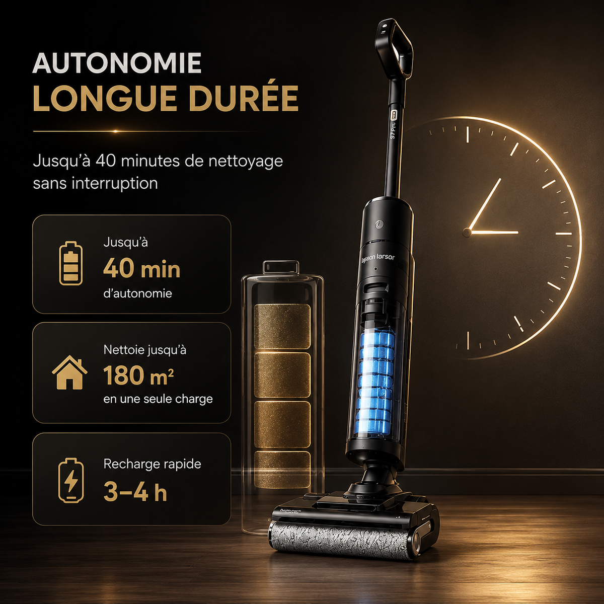 Aspirateur Laveur Lyséon Laresar S7 Pro