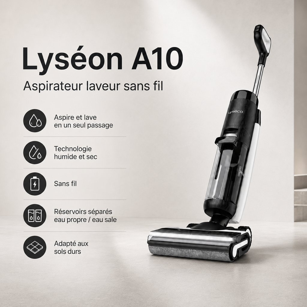 Aspirateur Laveur Lyséon A10