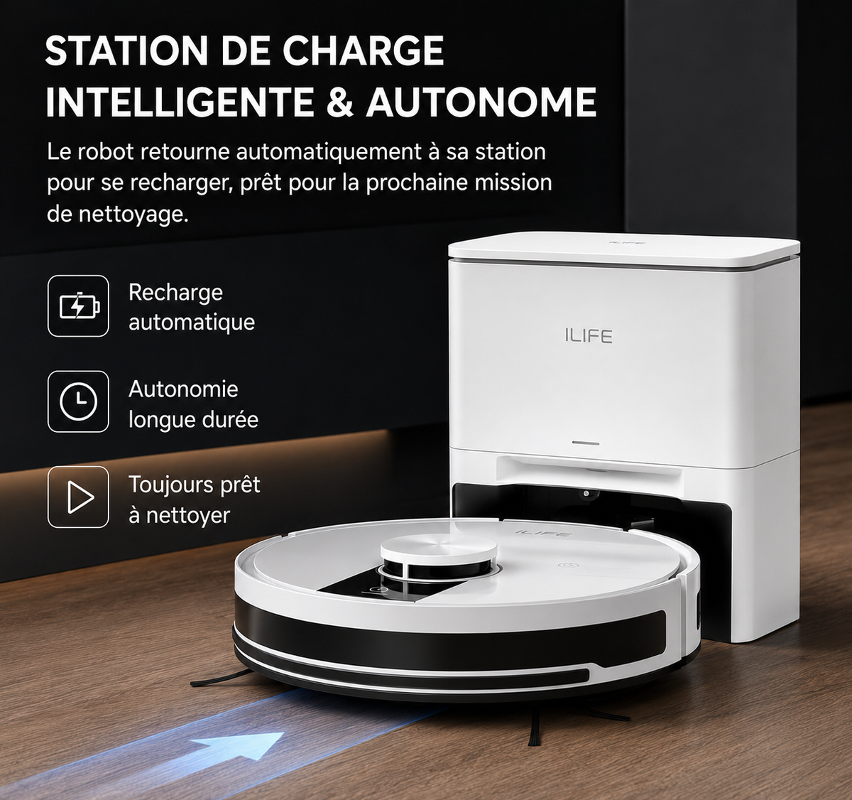 Robot Aspirateur Laveur A12 PRO