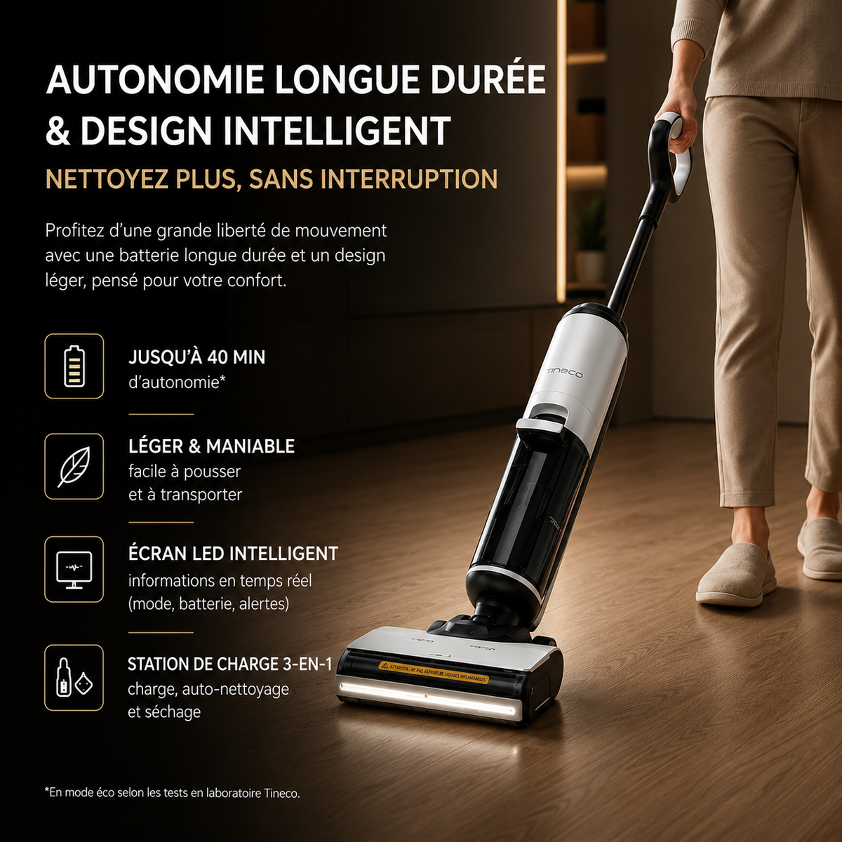 Aspirateur Laveur Lyséon Tineco FLOOR ONE S7