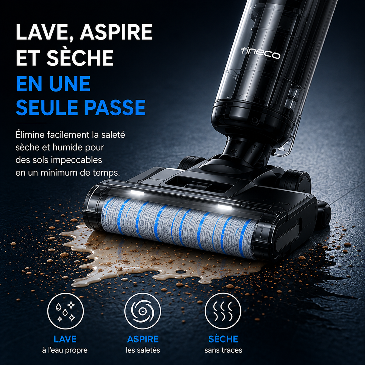 Aspirateur Laveur Lyséon Tineco Floor One S3 Breeze