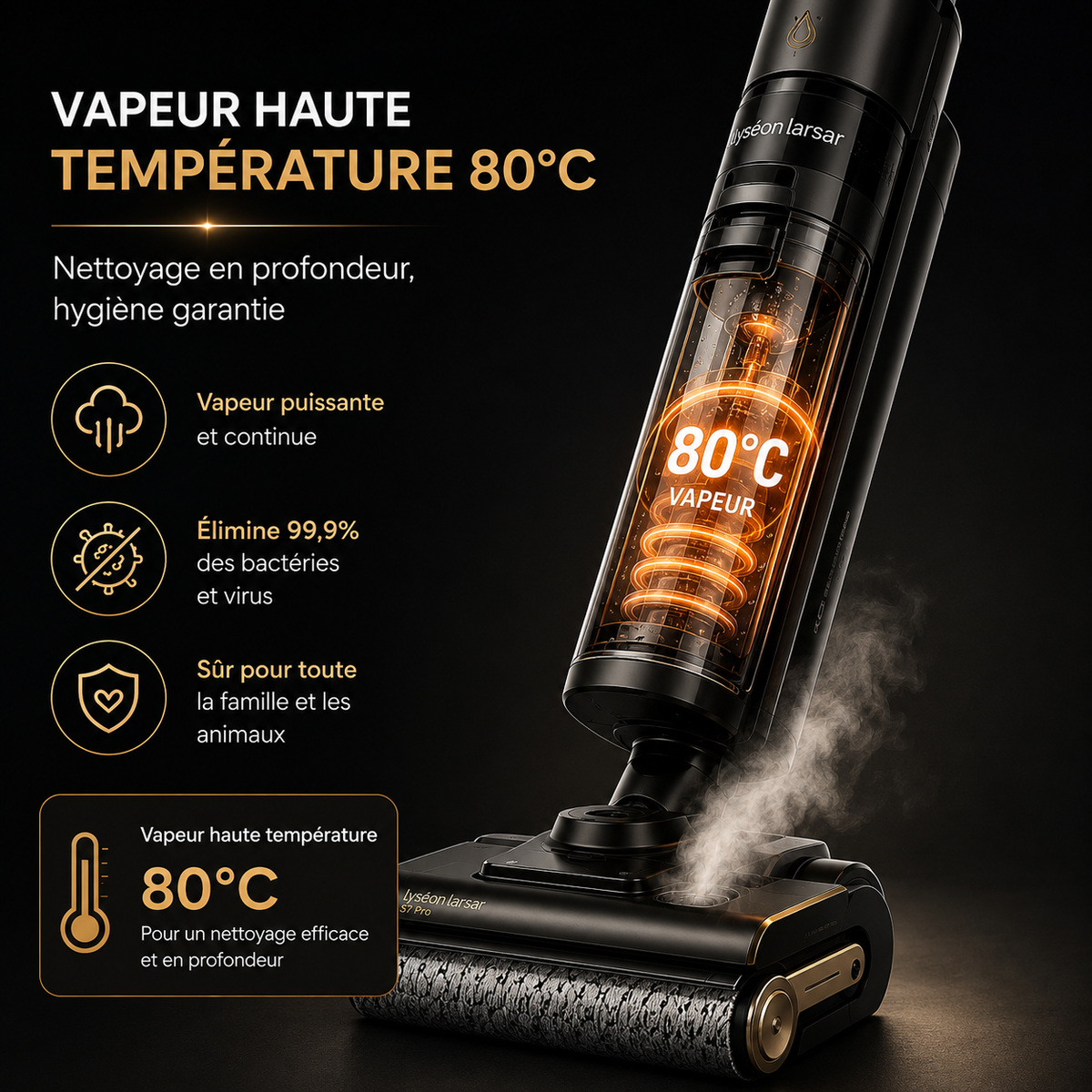 Aspirateur Laveur Lyséon Laresar S7 Pro